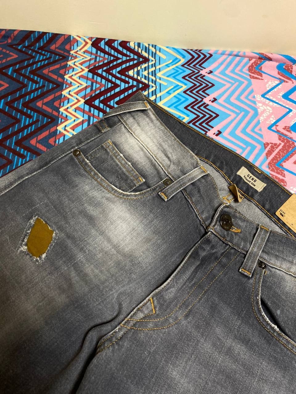 True Religion × Vintage VINTAGE Y2K ARCHIVE STYLE GRUNGE FADED JEANS Size US 30 / EU 46 - 15 Thumbnail