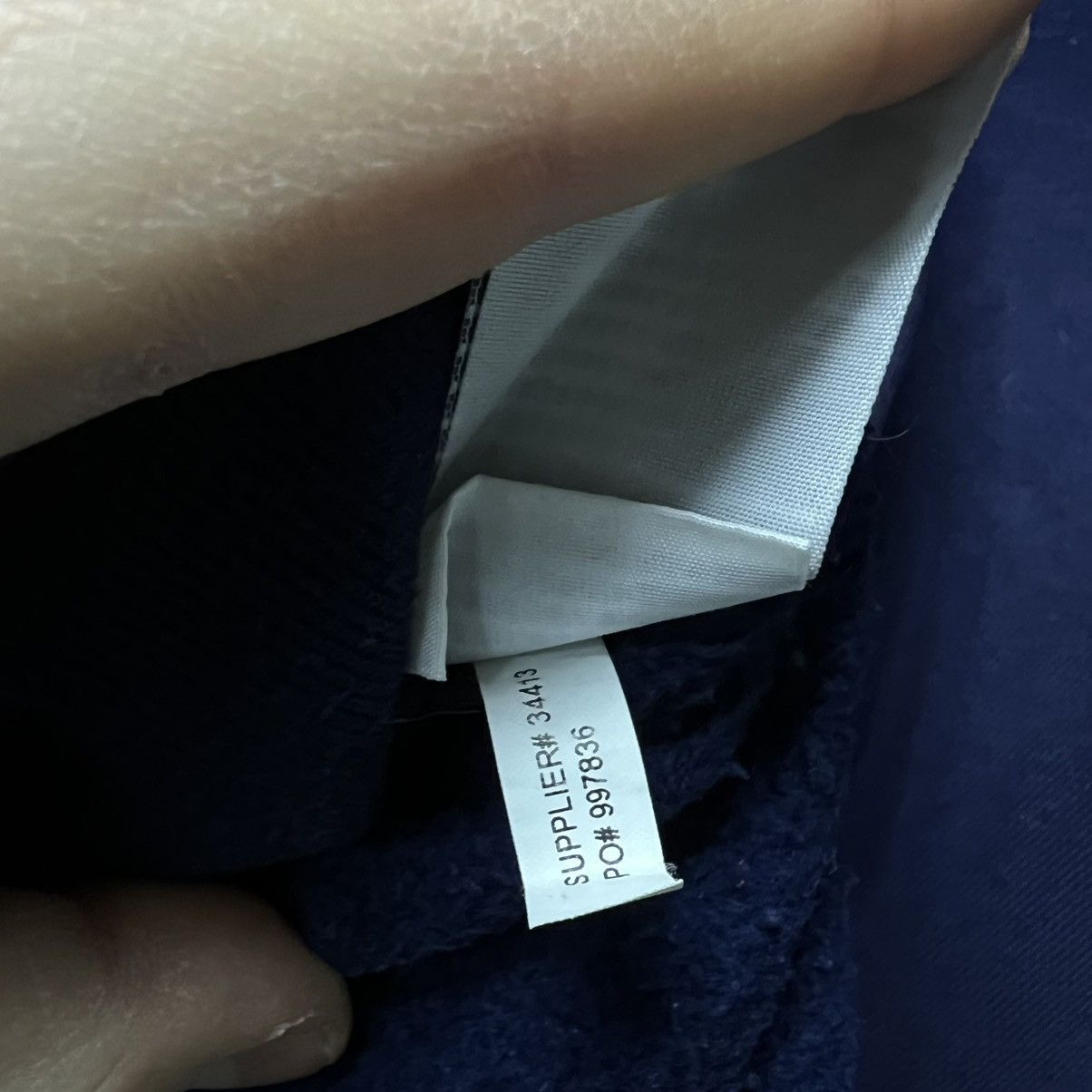 Polo Ralph Lauren × Ralph Lauren × Vintage Vintage Polo Ralph Lauren Hoodie y2k navy Size US M / EU 48-50 / 2 - 20 Thumbnail