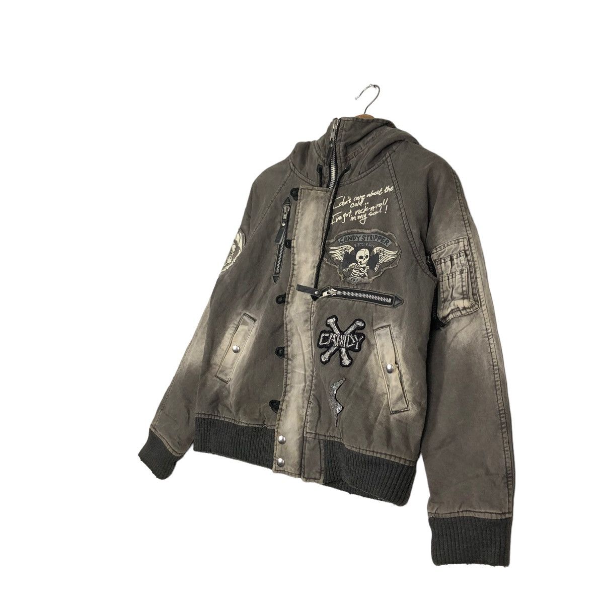 Vintage 🔥Punk Style Biker Jacket Bondage Design Ministry Co. Japan Size M / US 6-8 / IT 42-44 - 11 Thumbnail