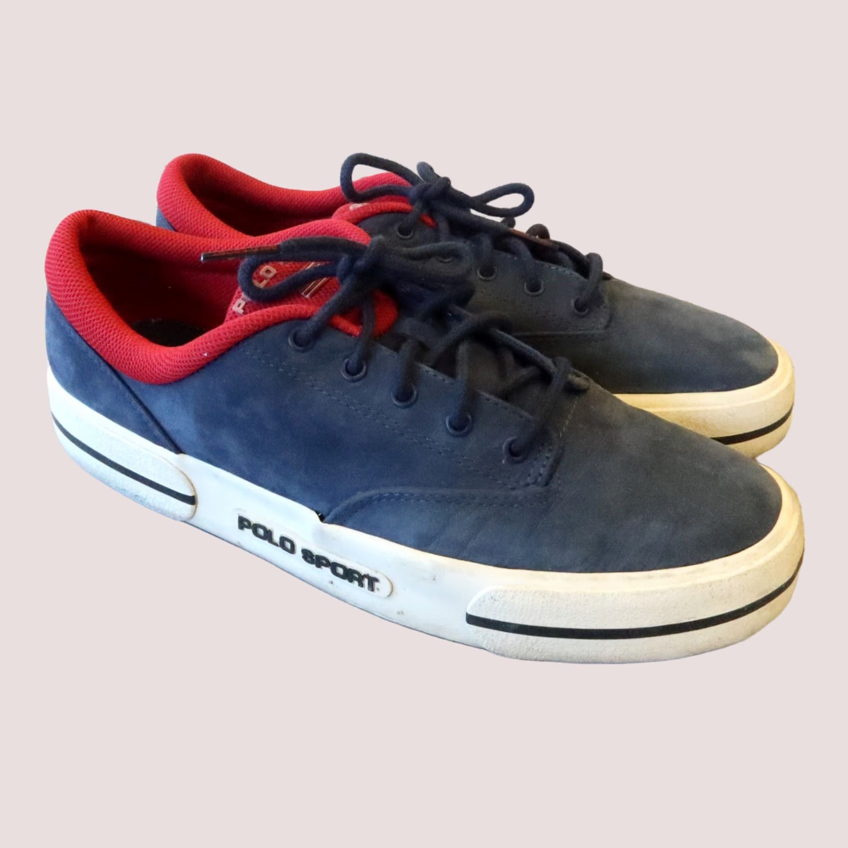 Vintage Vintage Polo Sport Shoes Nubuck Blue 90s Size 10 Mens Sneakers Size US M / EU 48-50 / 2 - 1 Thumbnail