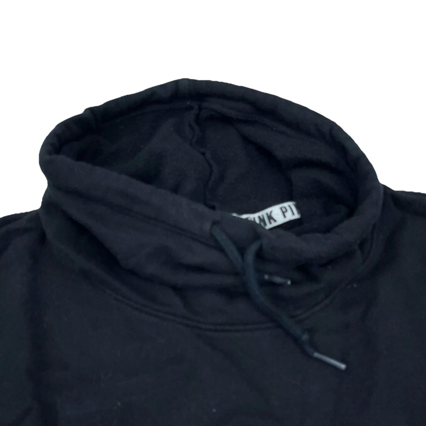 Victoria's Secret Victoria's Secret PINK Sweatshirt Women XS Black Pullover Turtleneck VTG Size XS / US 0-2 / IT 36-38 - 6 Thumbnail