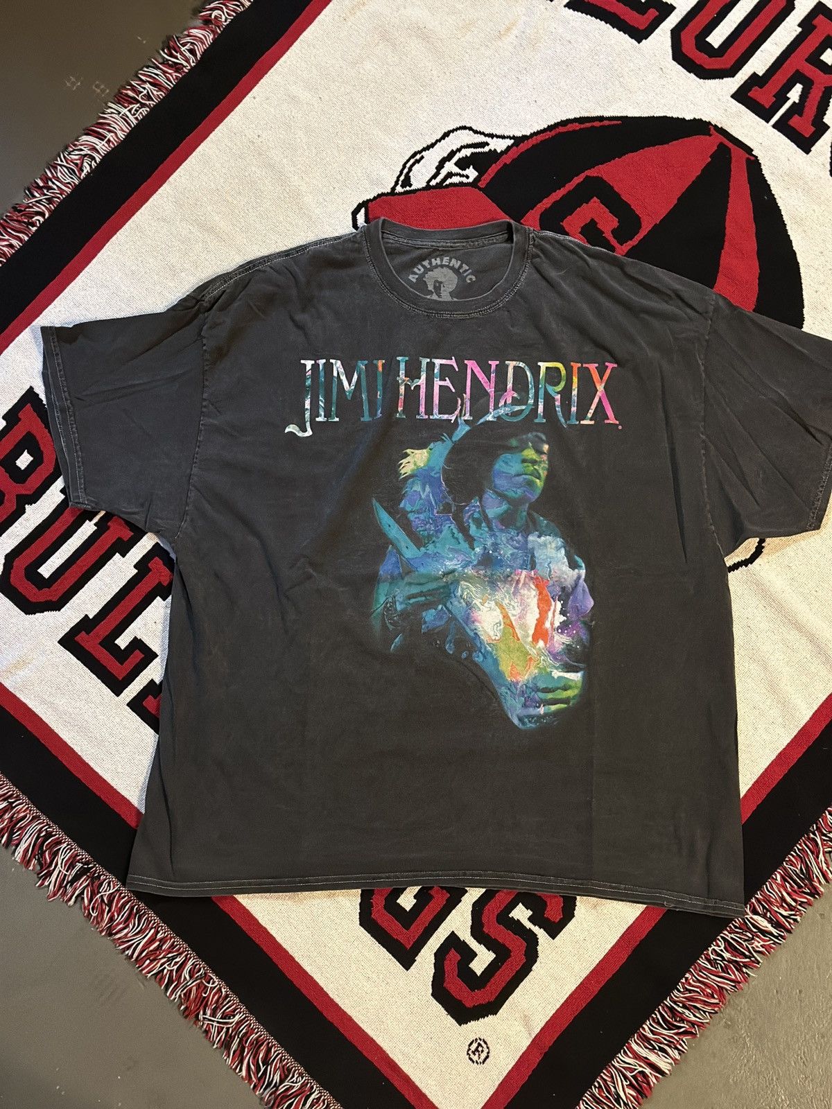 Jimi Hendrix Jimi Hendrix OSFA Tee Size US XXL / EU 58 / 5 - 1 Thumbnail