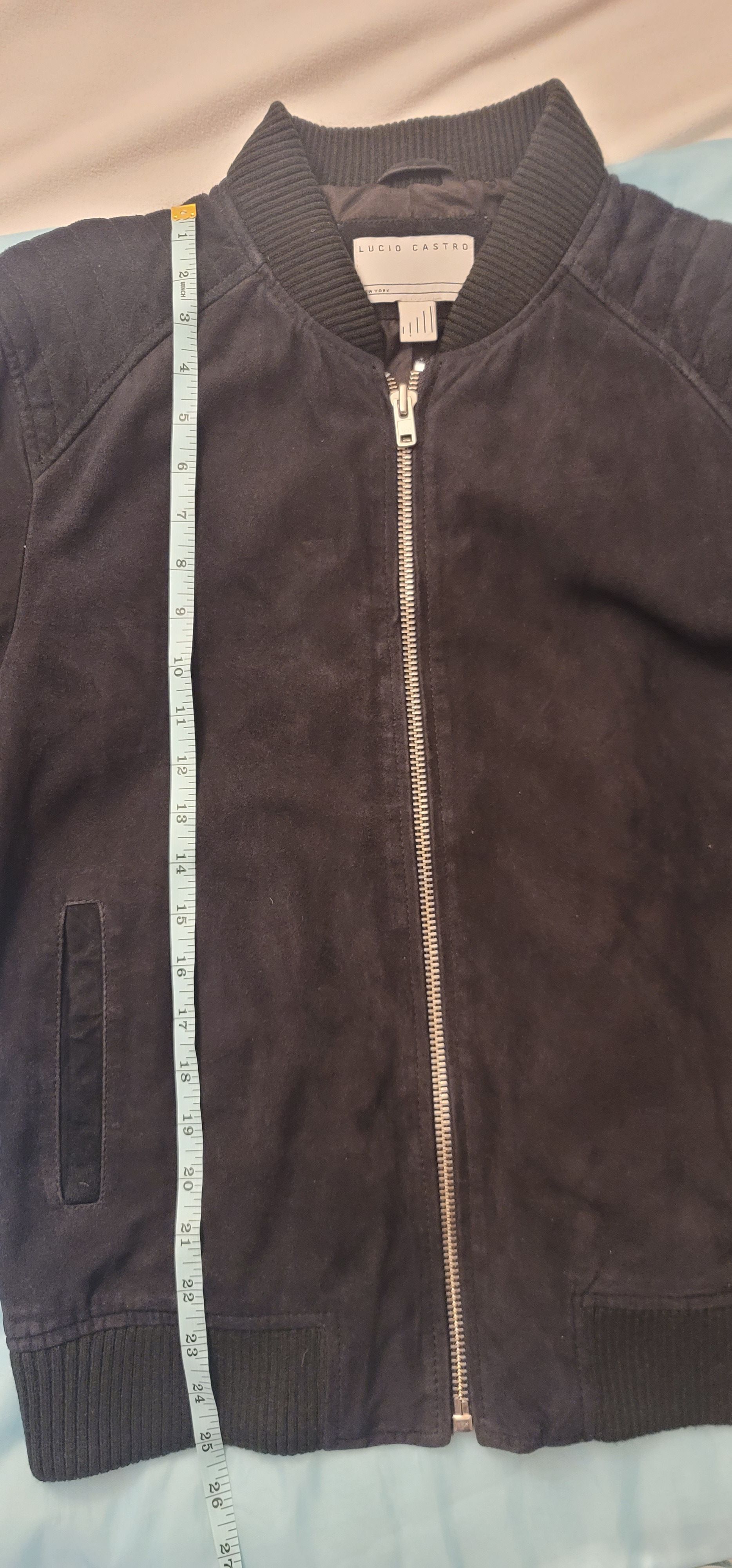 Other LUCIO CASTRO NEW YORK BLACK SUEDE BOMBER Size US M / EU 48-50 / 2 - 9 Thumbnail