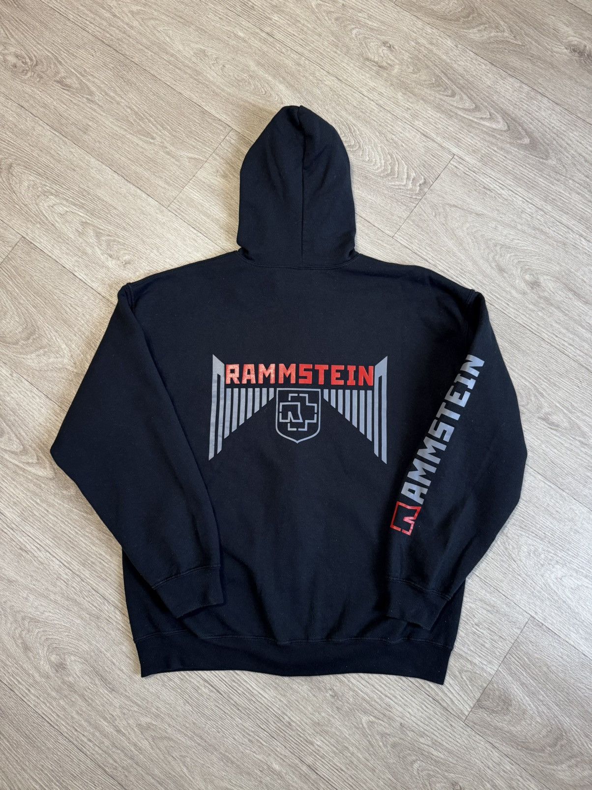 Band Tees 🔷Vintage Rammstein Zip Hoodie 2000s🔷 Size US L / EU 52-54 / 3 - 5 Thumbnail