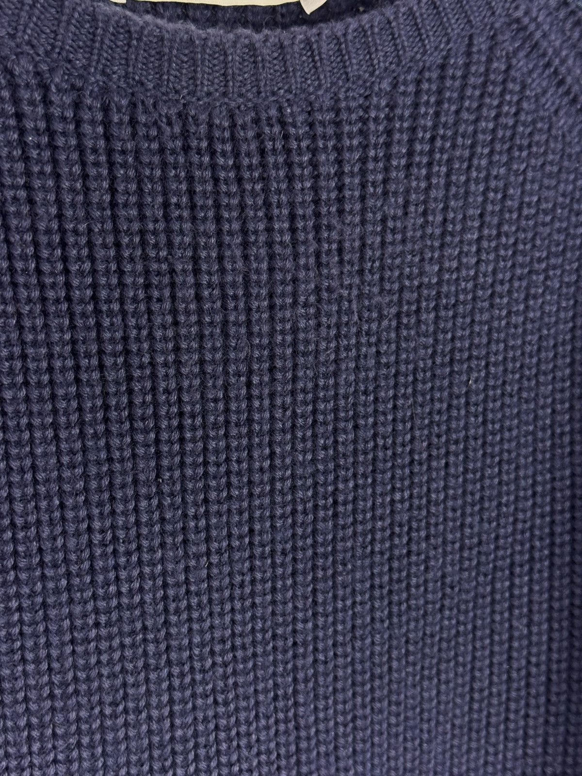 Pierre Balmain Pierre Balmain Wool Blend Knit Navy Sweater Size US L / EU 52-54 / 3 - 5 Thumbnail