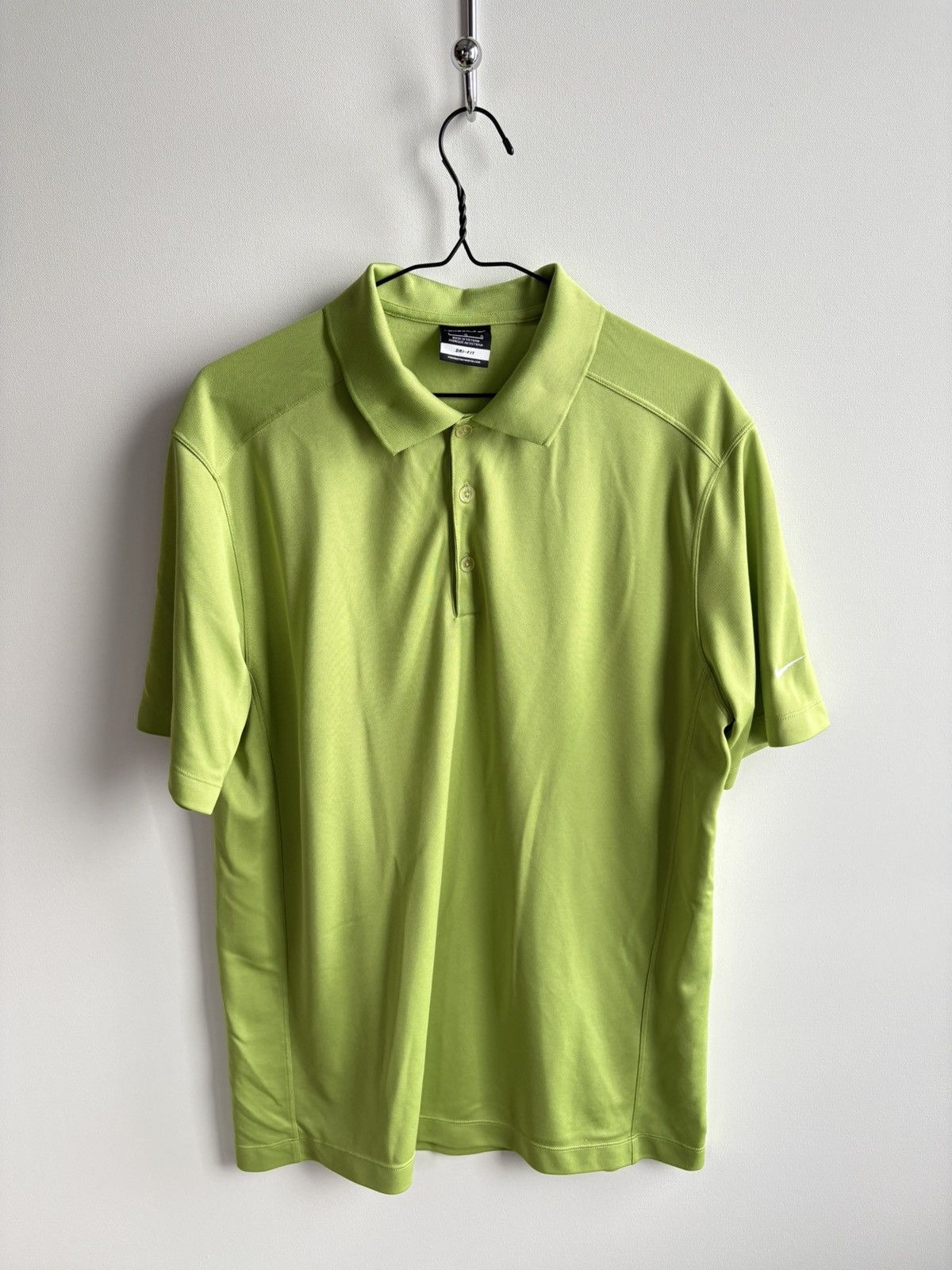 Nike Vintage Nike Golf Athletic Sportswear Lime Polo Shirt Size US L / EU 52-54 / 3 - 1 Thumbnail