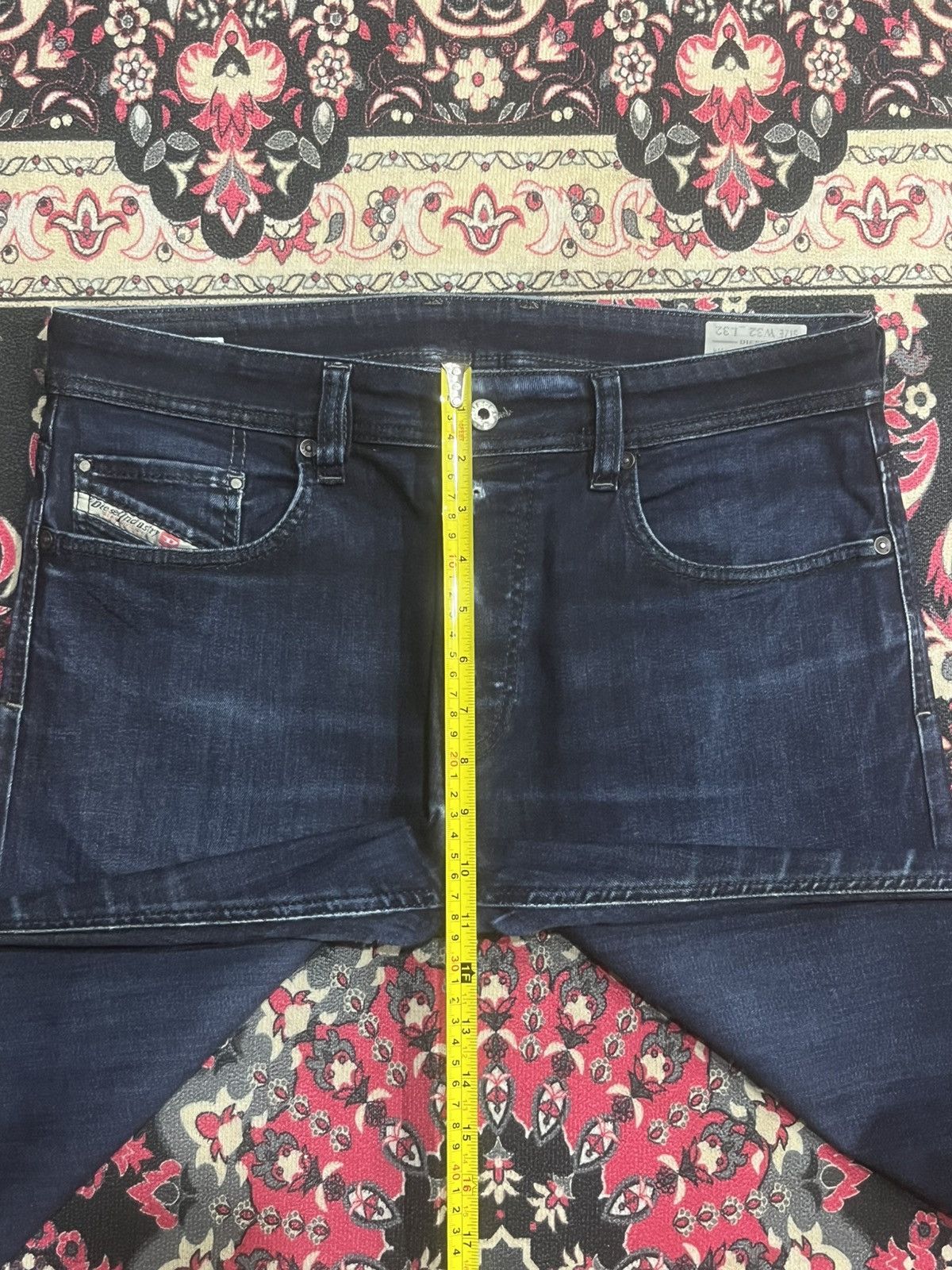 Diesel Vintage Diesel Larkee Indigo Washed Relaxed Jeans Size US 32 / EU 48 - 16 Thumbnail