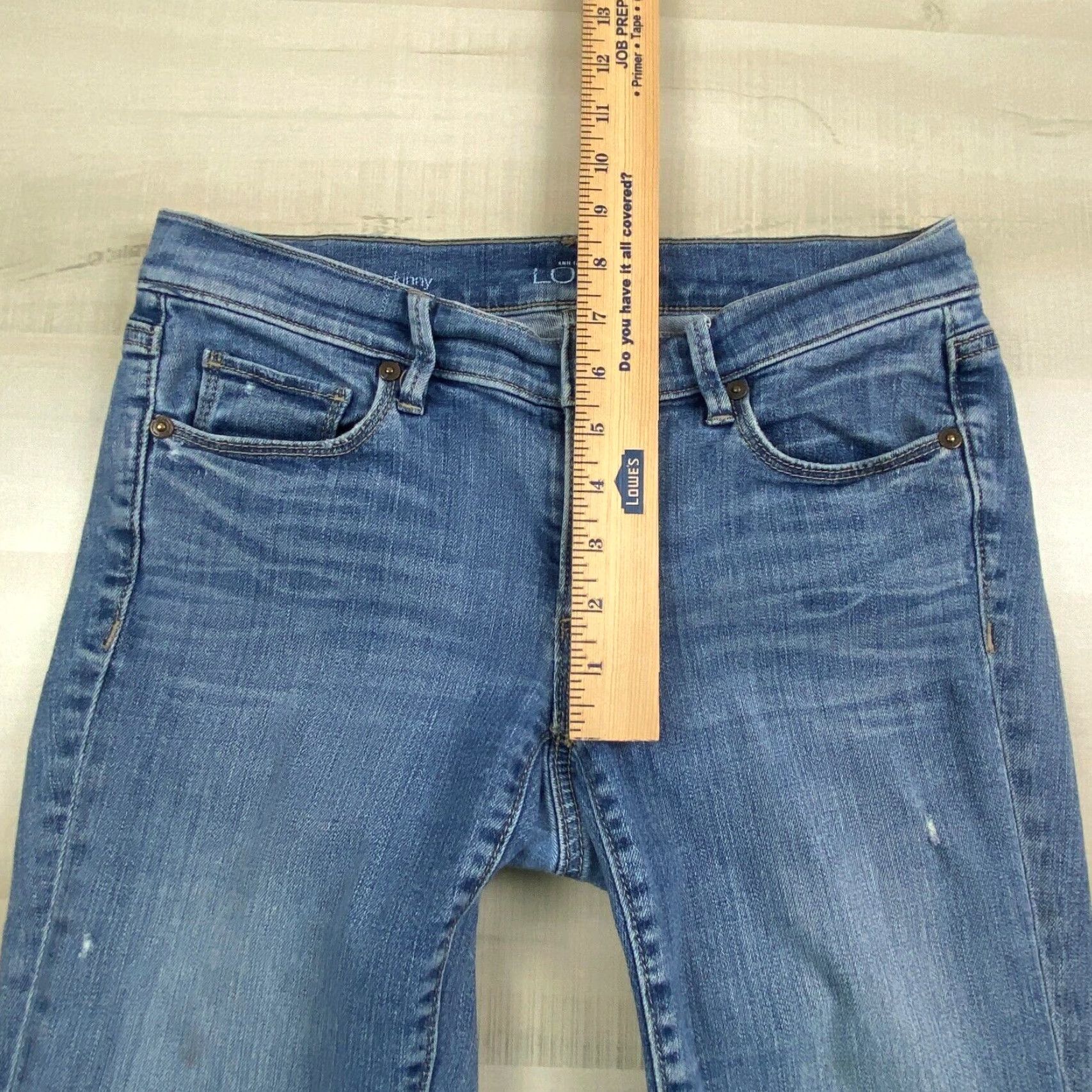 Loft Ann Taylor LOFT Womens Jeans 26 Modern Skinny Low Rise Medium Wash Denim Size 26" / US 2 / IT 38 - 5 Thumbnail