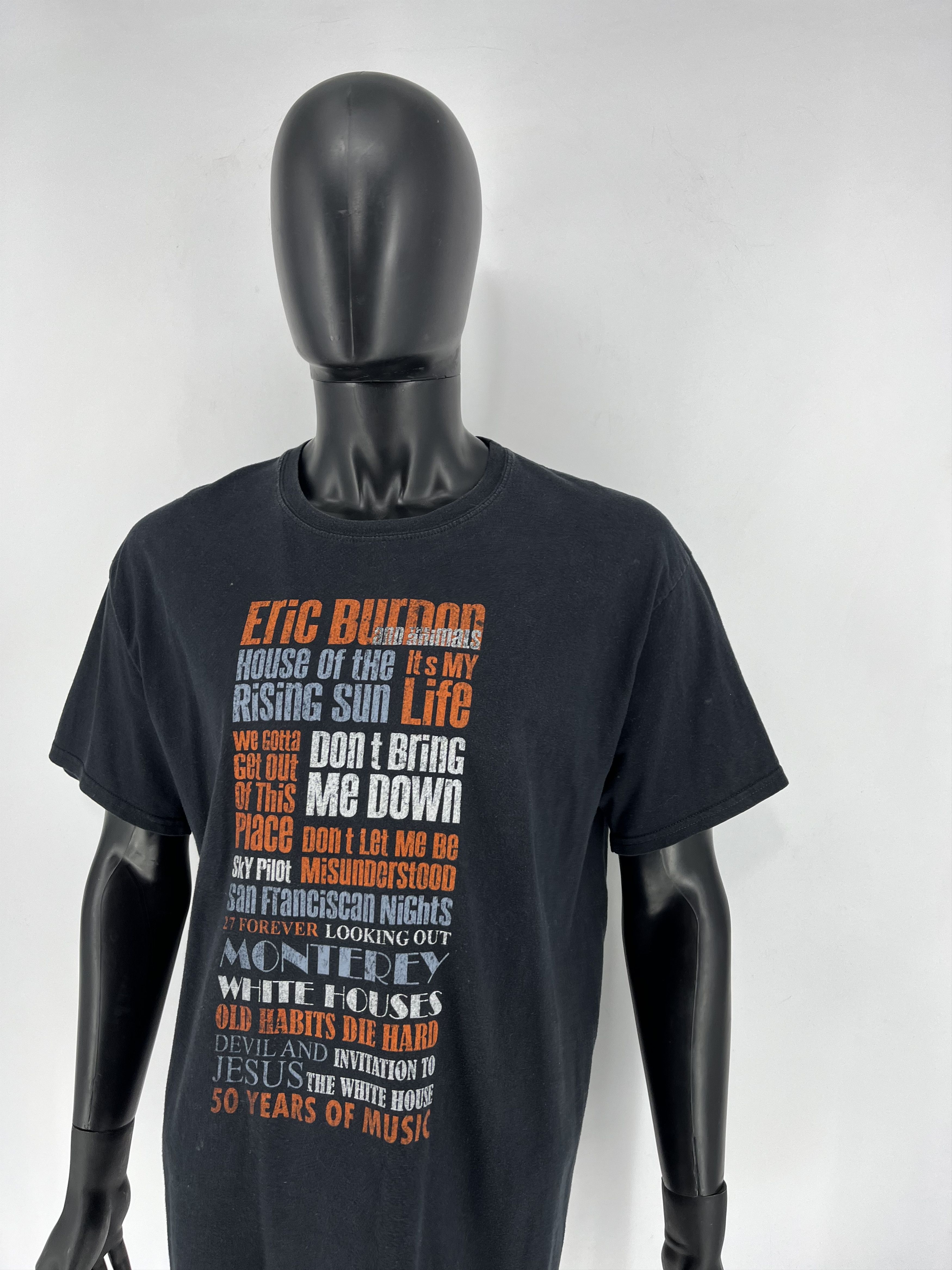 Band Tees × Vintage VINTAGE ERIC BURDON 00s Band Rock Tee Rare Tour Y2K Size US XL / EU 56 / 4 - 5 Thumbnail