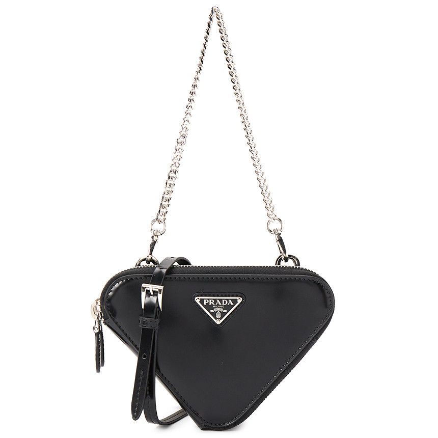 Prada Leather Handbag Mini Bag Tote Bag Black