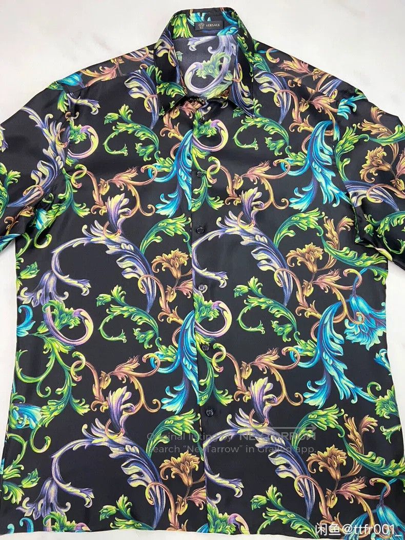 Versace Versace Baroque silk shirt Size US XXL / EU 58 / 5 - 3 Thumbnail