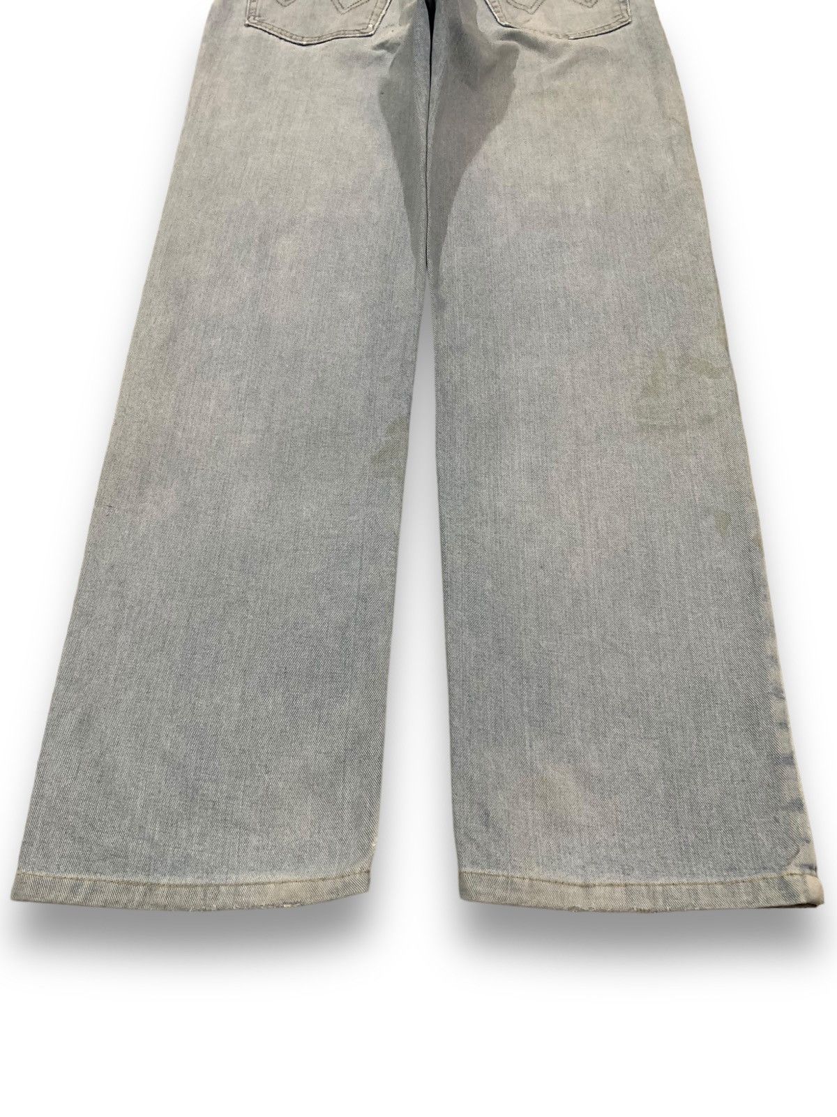 Edwin Vintage Y2K Edwin Double Knee Baggy Distressed Jeans Size US 30 / EU 46 - 13 Thumbnail