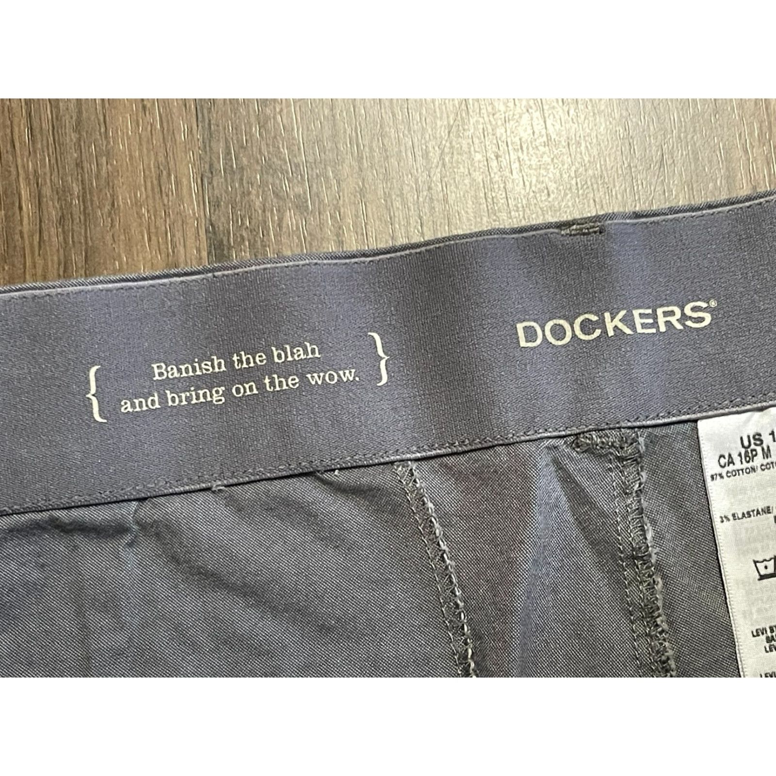 Dockers **DOCKERS Women's Size 16 Petite Gray Straight Leg Pants** User: DOCKERS Women's Size 16 Petite Gray Straight Leg Pants Size 38" / US 16 / IT 52 - 4 Thumbnail