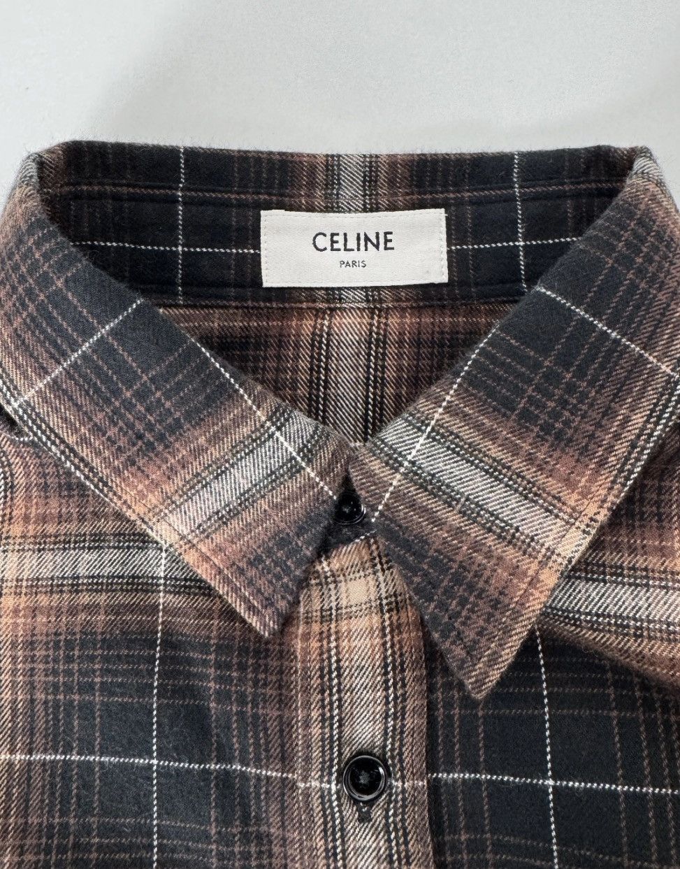 Celine CELINE By HEDI SLIMANE Oversized Plaid Shirt 39 Size US S / EU 44-46 / 1 - 7 Thumbnail
