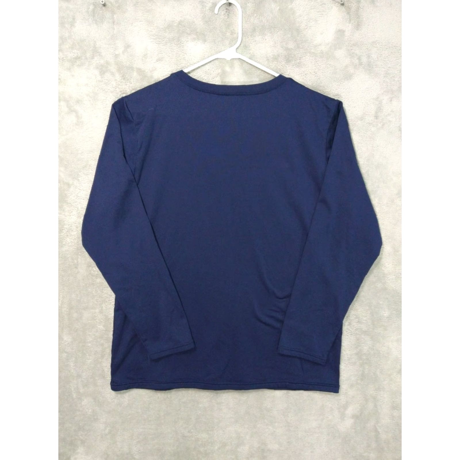 Layer 8 Thermajohn Shirt Mens XL Blue Thermal Long Sleeve Crew Neck Stretch Base Layer Size US XL / EU 56 / 4 - 2 Thumbnail