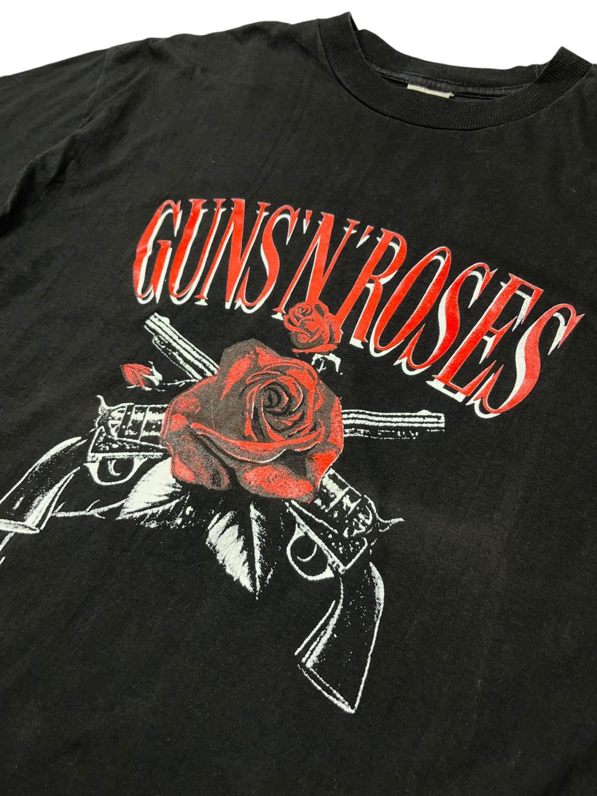 Band Tees × Guns N' Roses × Vintage Vintage 90s Guns N Roses Bootleg T-shirt Size US XL / EU 56 / 4 - 4 Thumbnail