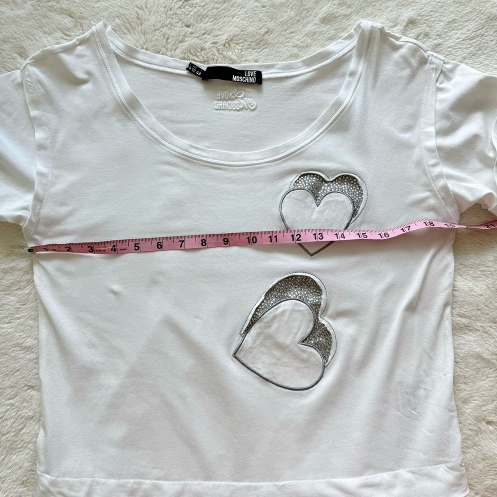 Love Moschino Love Moschino women cotton top size 12US Size XL / US 12-14 / IT 48-50 - 7 Thumbnail