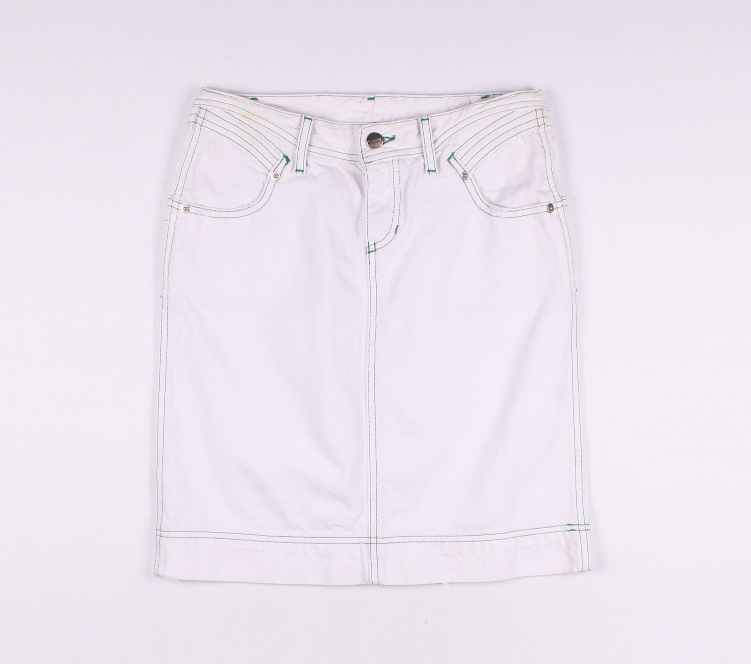 Custo Barcelona × Vintage Vintage Custo Barcelona Sample Denim Mini Skirt Size 28" / US 6 / IT 42 - 1 Thumbnail