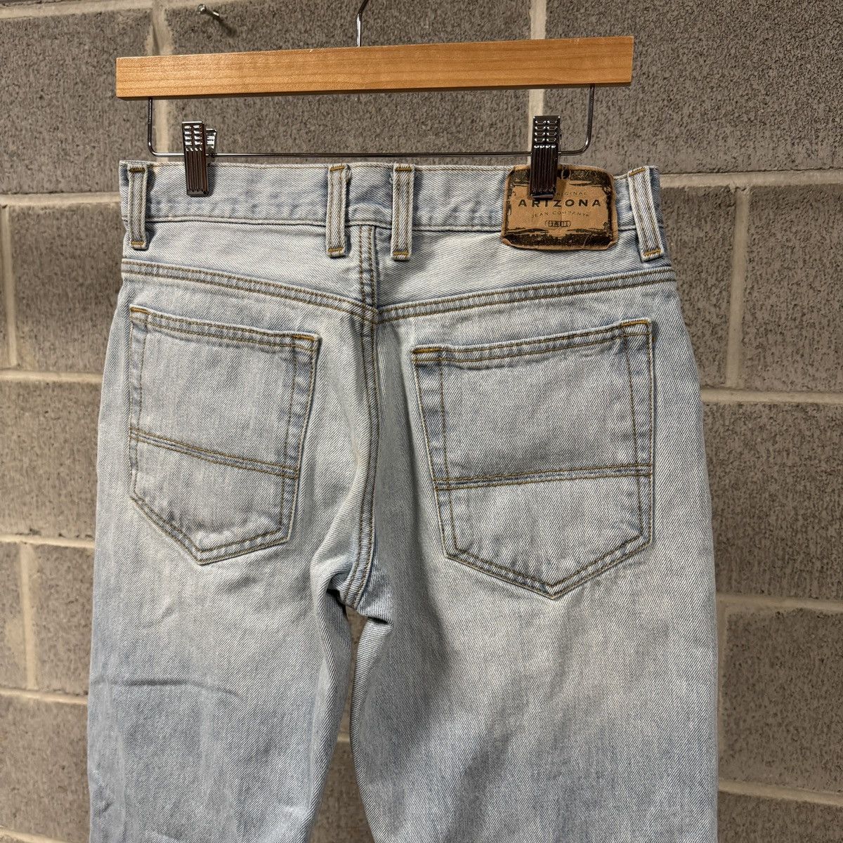 Vintage Y2K Faded Distressed Light Wash Bootcut Jeans ERD Grunge Size US 30 / EU 46 - 4 Thumbnail