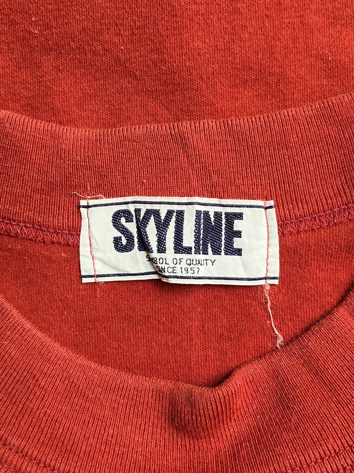Issey Miyake Issey Miyake SKYLINE Red T-Shirt Size US XXS / EU 40 - 11 Thumbnail