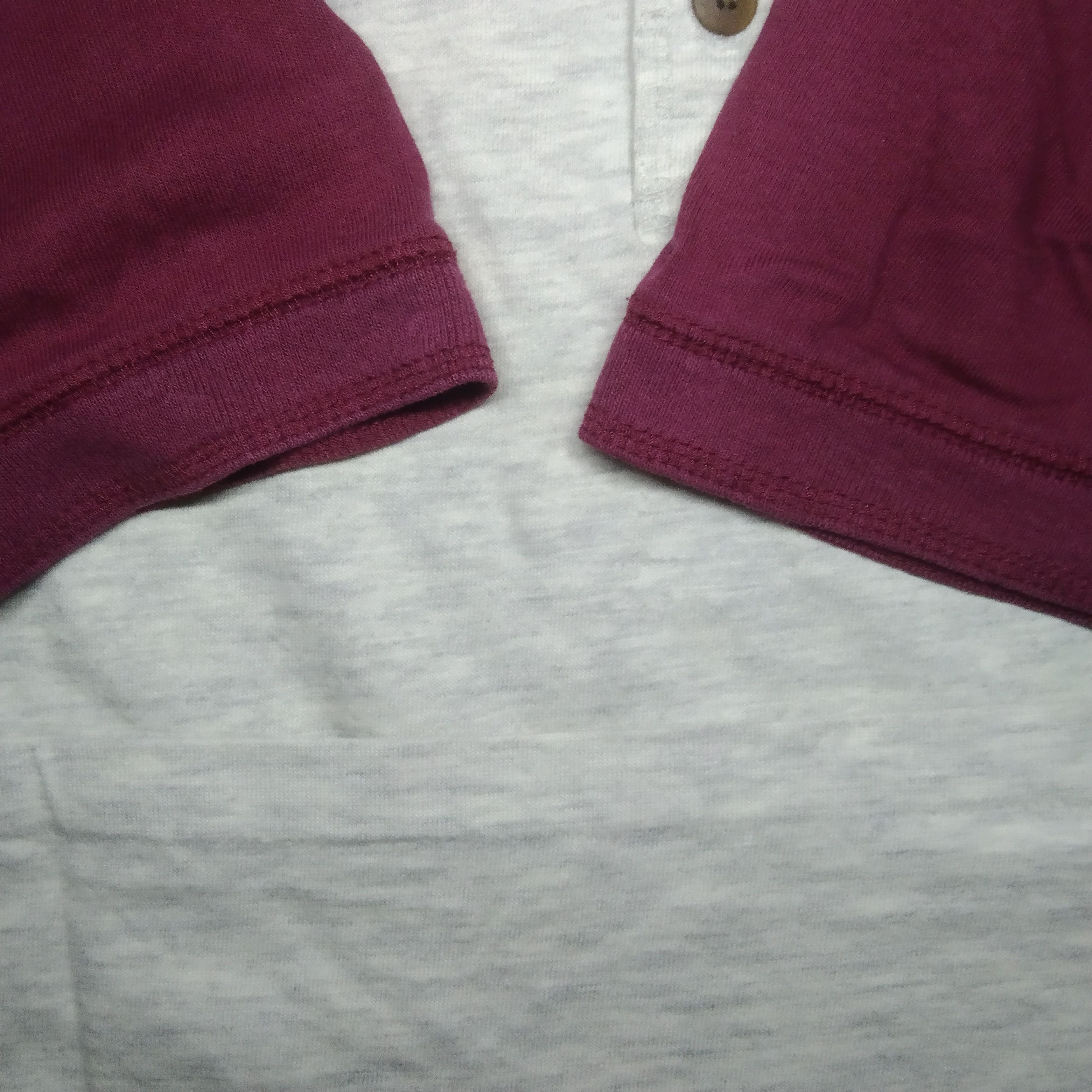 L.L. Bean Vintage LL Bean red sleeve henley shirt Size US M / EU 48-50 / 2 - 5 Thumbnail