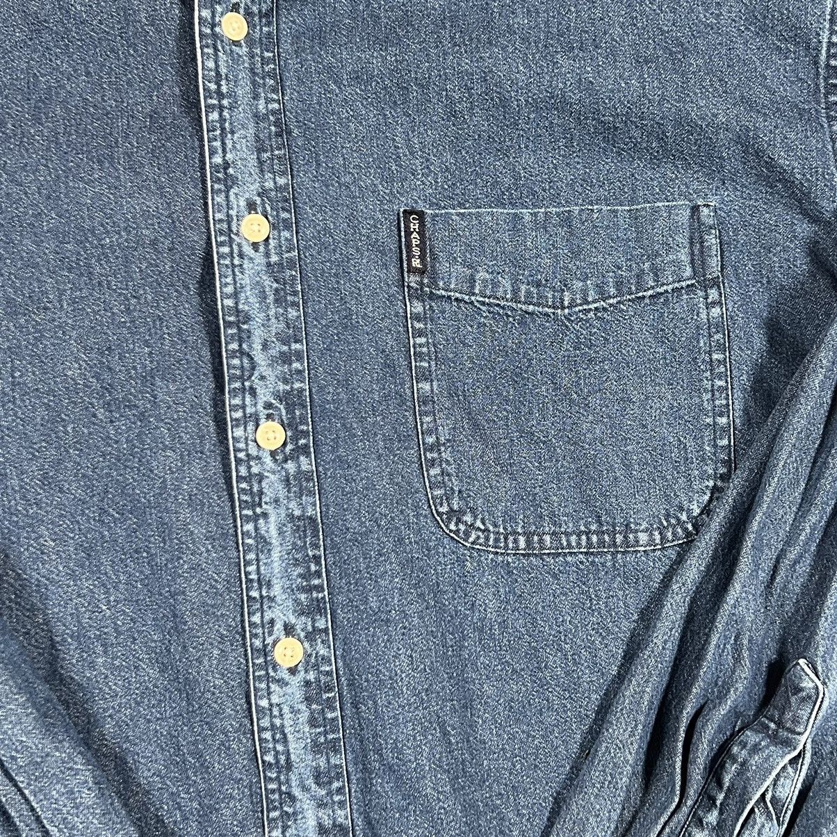 Chaps Ralph Lauren × Vintage Chaps Ralph Lauren Denim Long Sleeve Button Front Shirt Size US XL / EU 56 / 4 - 3 Thumbnail