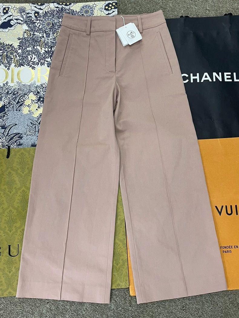 Hermes Hermes Pink Cropped Pants Size 34 Size US 34 / EU 50 - 1 Thumbnail