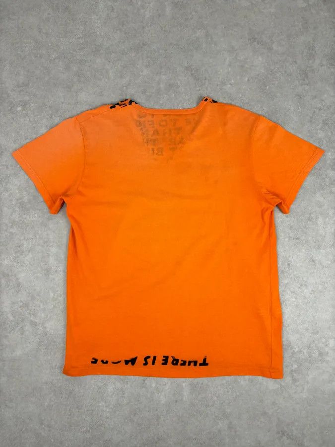 Maison Margiela SS2007 Maison Martin Margiela Poem V Neck Orange T-Shirt Size US M / EU 48-50 / 2 - 5 Thumbnail