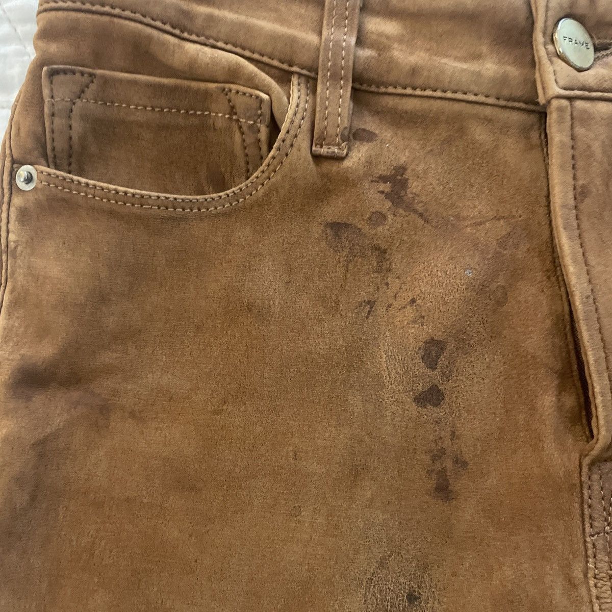 Frame Le High Skinny Leather Jean Size 26" / US 2 / IT 38 - 7 Thumbnail