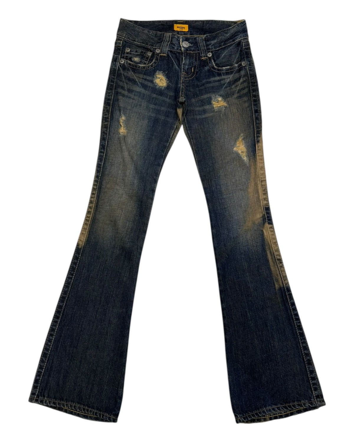 Hysteric Glamour × If Six Was Nine Vintage Flared Jeans Mud Wash IfSixWasNine Lgb Moussy Jeans Size 27" / US 4 / IT 40 - 7 Thumbnail