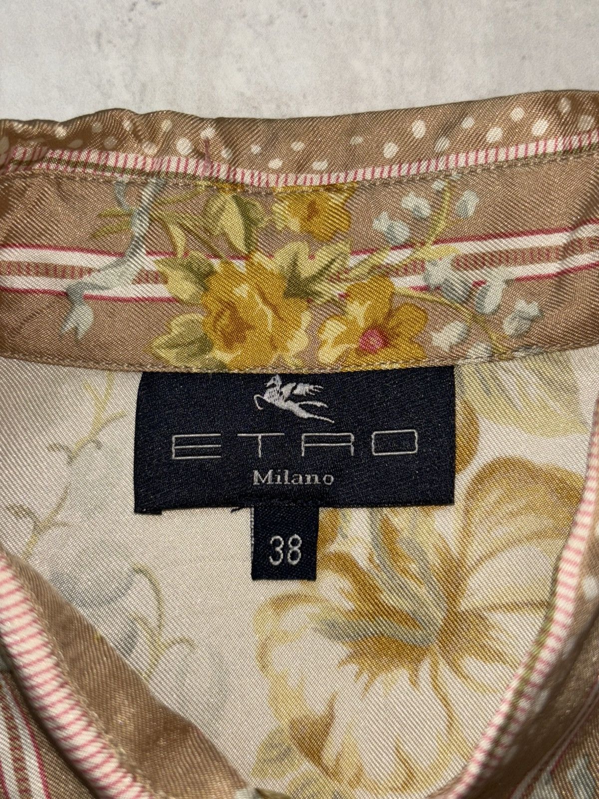 Etro ETRO MILANO Flower Motive Shirt Size US M / EU 48-50 / 2 - 11 Thumbnail