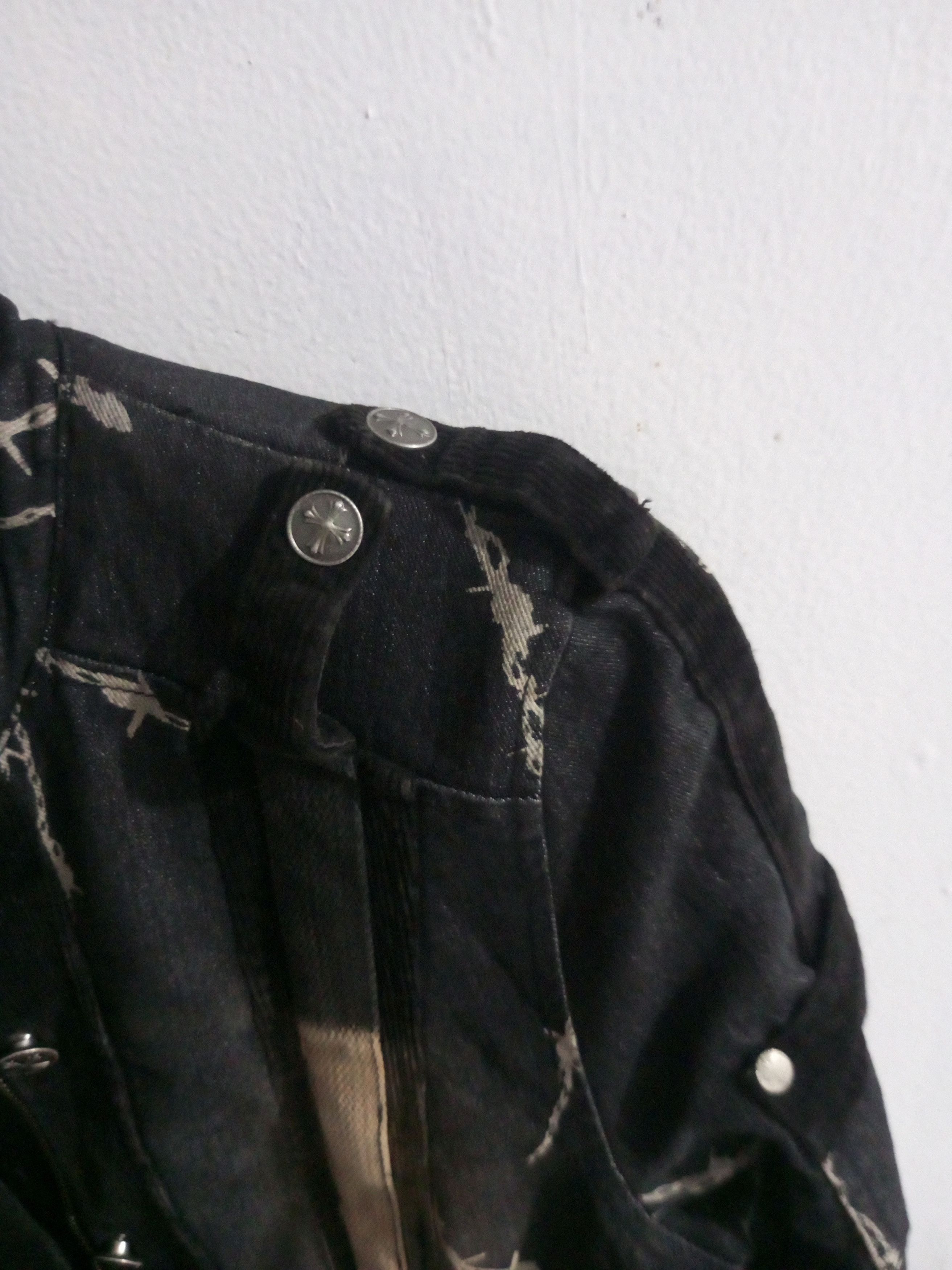 Japanese Brand Ozz on Hikozoh barbed wire denim mix corduroy jacket Size US M / EU 48-50 / 2 - 16 Thumbnail