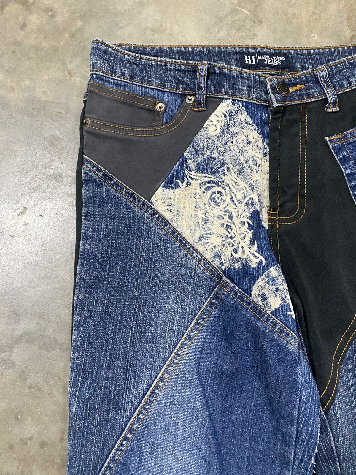 Hysteric Glamour × If Six Was Nine × Tornado Mart Flare Jeans Haphazard Jeans Flared Very Rare @265 Size US 28 / EU 44 - 4 Thumbnail