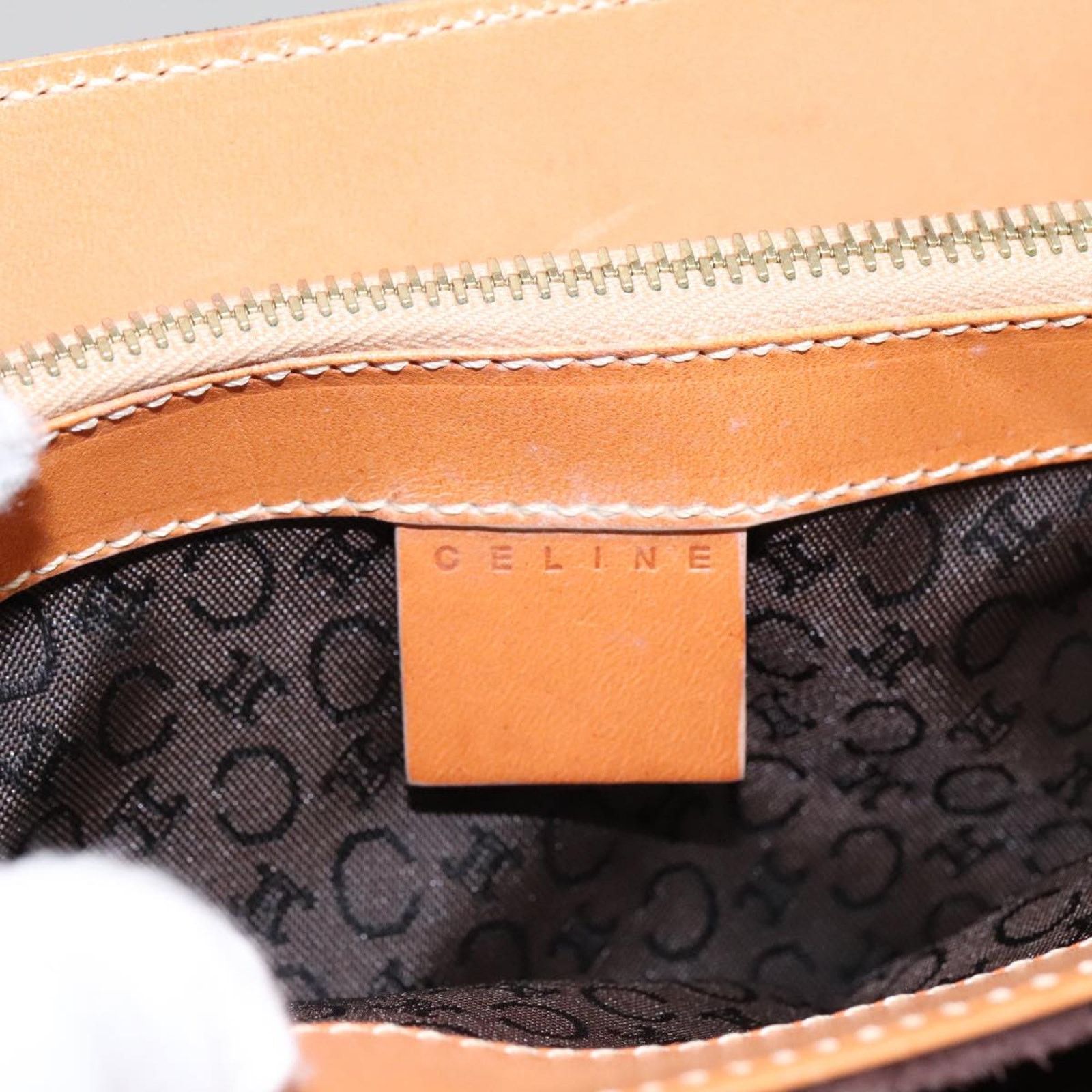 Celine C Logo Suede Tote Model Suede C Logo
