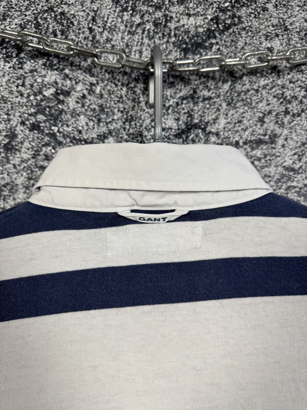 Gant Gant Vintage Rugby Shirt Striped Long Sleeve Polo Crest Logo Size US L / EU 52-54 / 3 - 17 Thumbnail