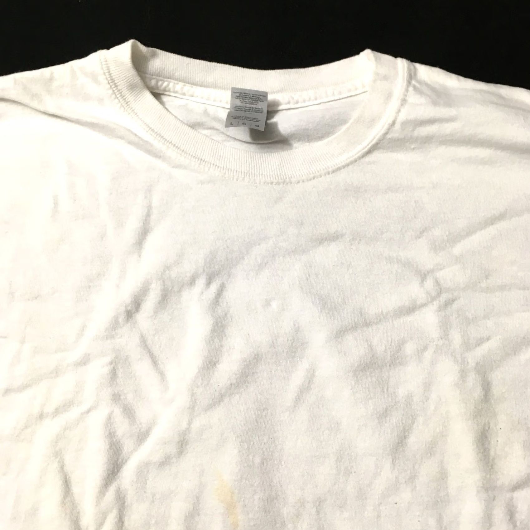 Gildan GILDAN Long Sleeve T-Shirt White L Casual Shirt Mens Vintage Casa Loma College Writing On Sleeve Size US L / EU 52-54 / 3 - 3 Thumbnail