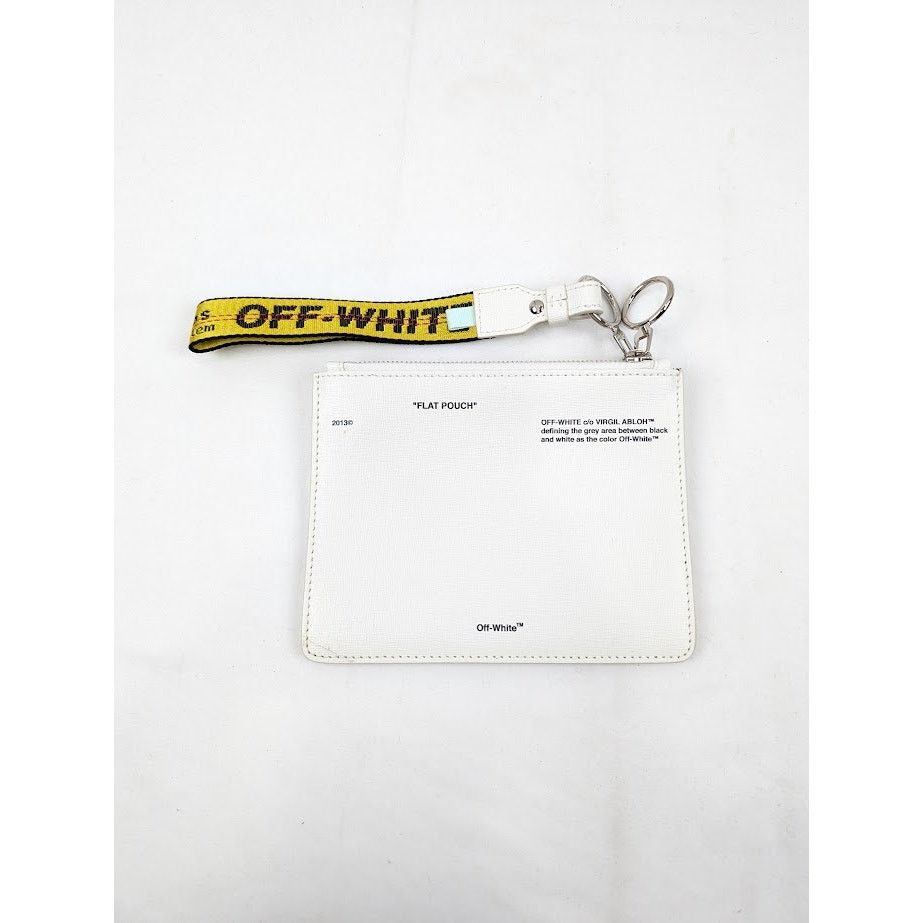 Off-White o1rshd1 Size: OS / Printed Flat Pouch in White Size ONE SIZE - 1 Thumbnail