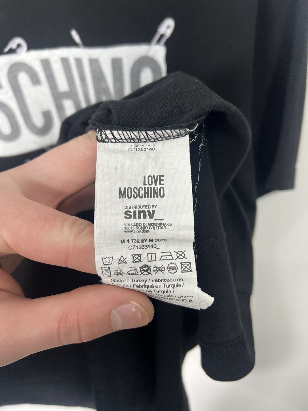 Love Moschino Vintage luxury Love Moschino Teddy Bear Designer T-shirt Size L / US 10 / IT 46 - 4 Thumbnail