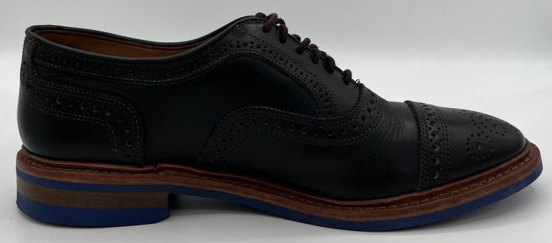 Allen Edmonds Allen Edmonds "STRANDMOK" Black Leather Oxfords Mens Size 9D Size US 9 / EU 42 - 6 Thumbnail