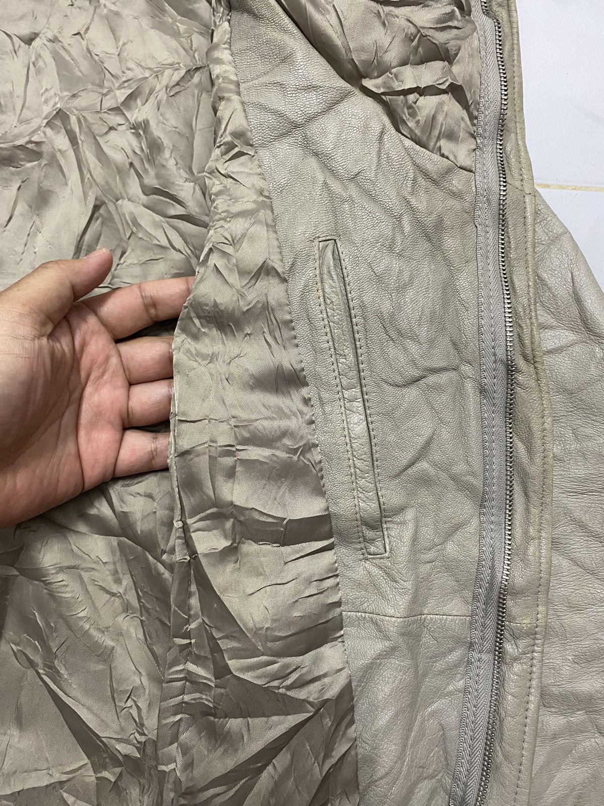 Katharine Hamnett London Katharine Hamnett London Goat Skin / Leather Jacket Size US S / EU 44-46 / 1 - 13 Thumbnail