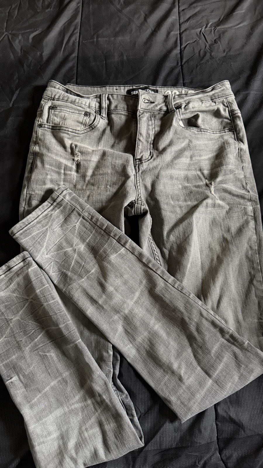 SERENEDE grey serenede jeans Size US 32 / EU 48 - 1 Thumbnail
