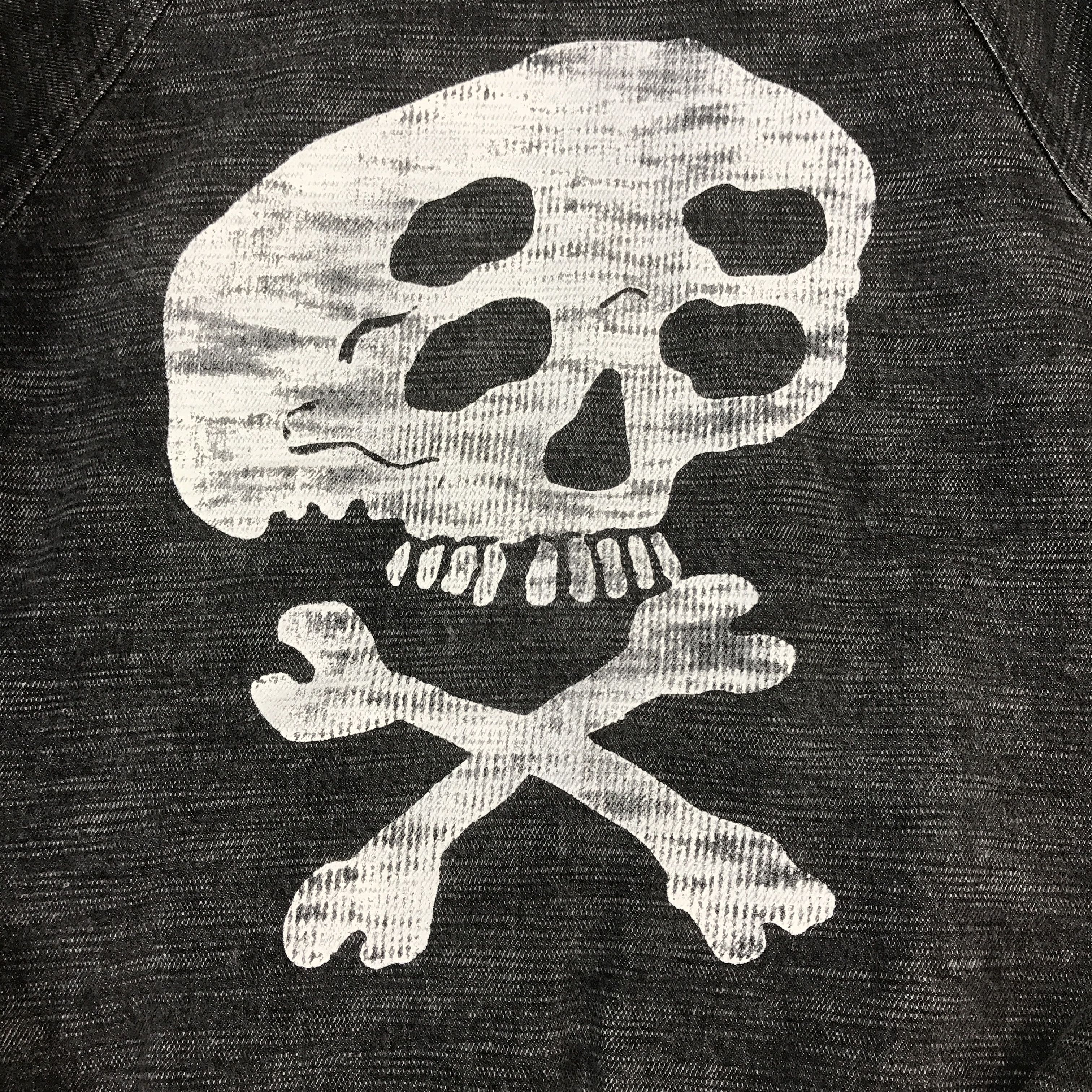 Japanese Brand × Vintage Vintage Yama50 Japan Design Bomber Skull Art Jacket Size US L / EU 52-54 / 3 - 9 Thumbnail