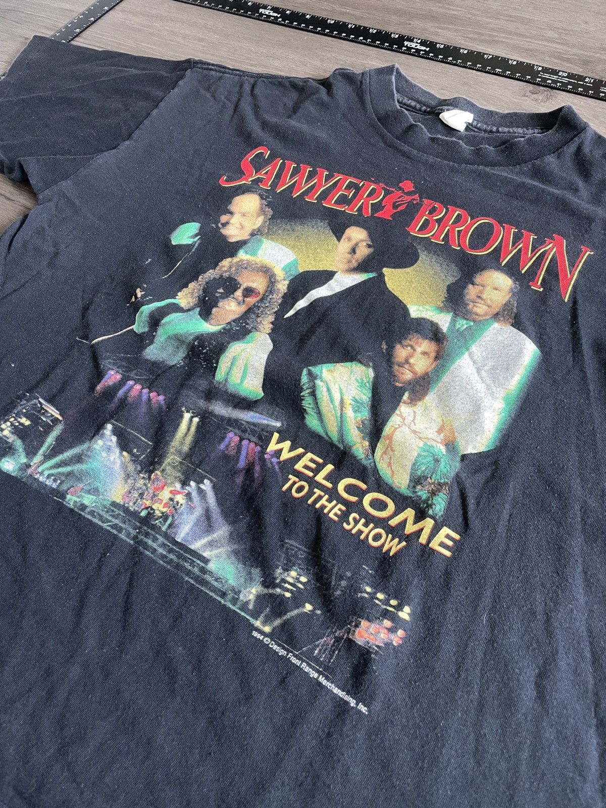 Vintage Vintage Sawyer Brown “Welcome To The Show” T-shirt (Sz.XL) Size US XL / EU 56 / 4 - 2 Thumbnail