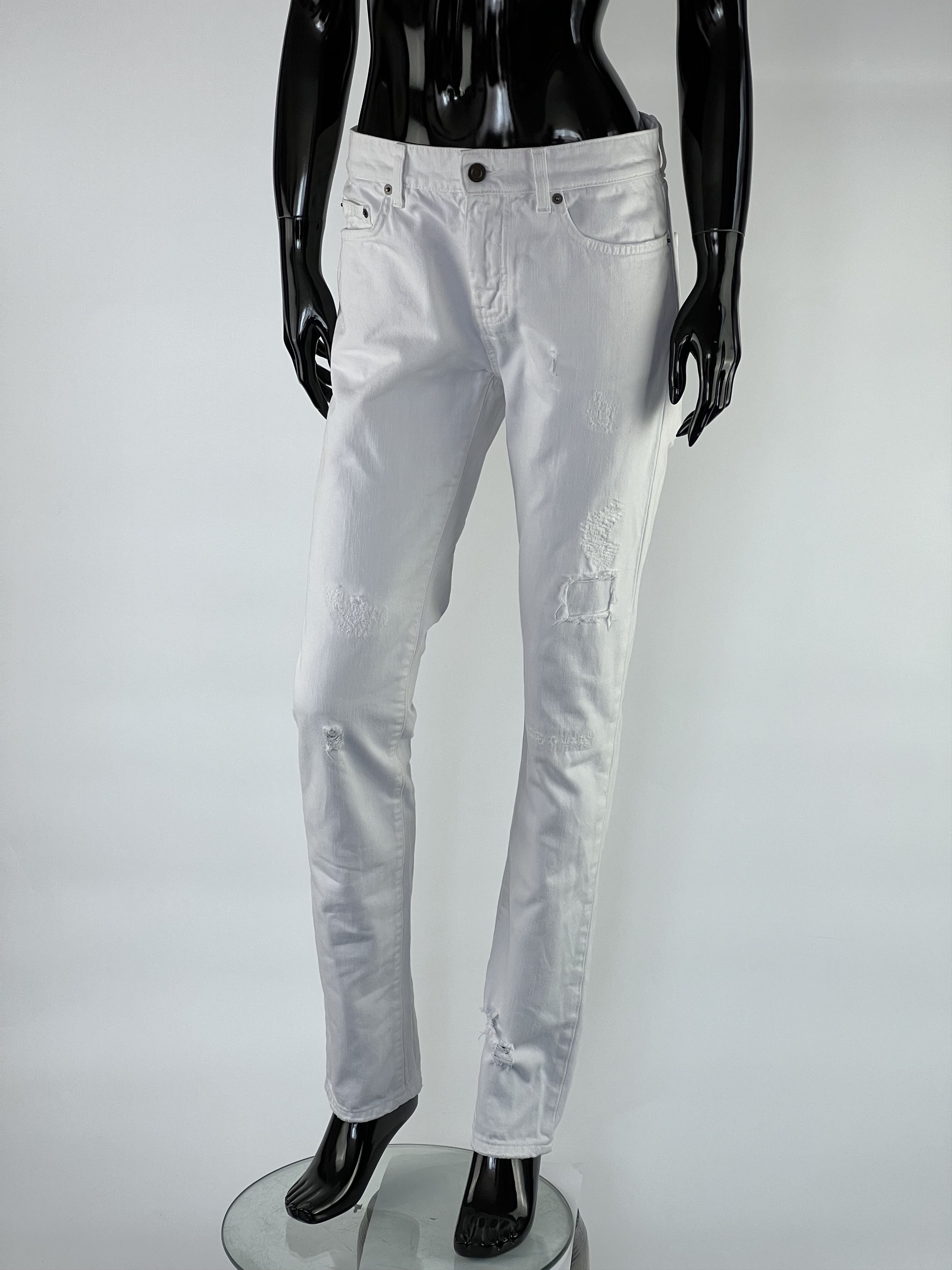 Distressed Denim × Saint Laurent Paris × Yves Saint Laurent Saint 