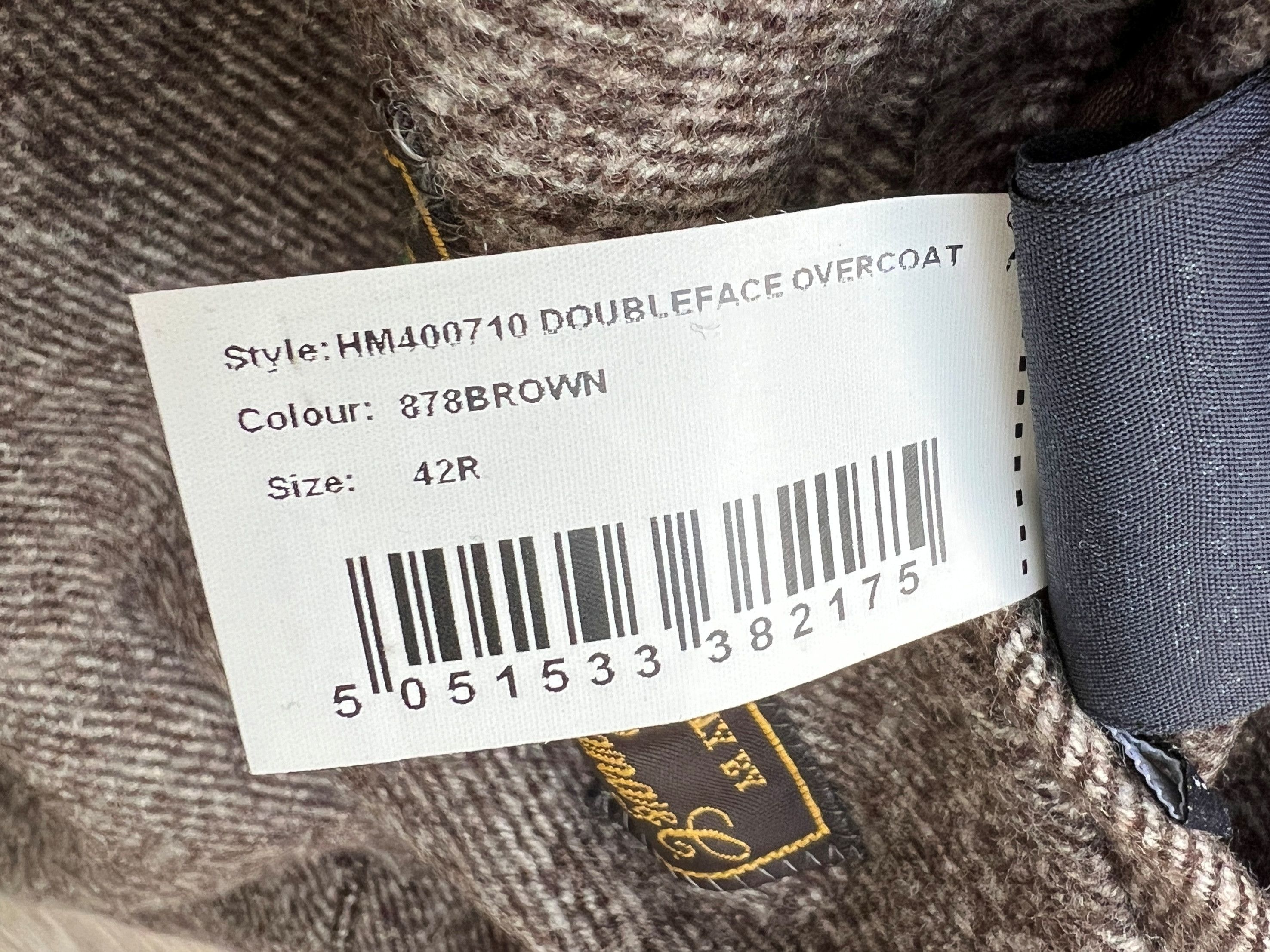 Loro Piana HACKETT LONDON x LORO PIANA DOUBLEFACE MERINO WOOL OVERCOAT Size US L / EU 52-54 / 3 - 7 Thumbnail