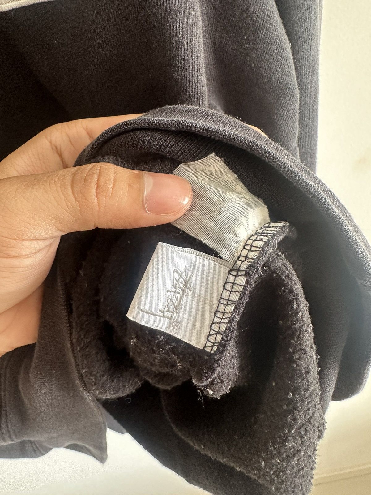 Stussy × Vintage Vintage Stussy Spellout Sleeve Pullover Hoodie Rare Size US M / EU 48-50 / 2 - 5 Thumbnail