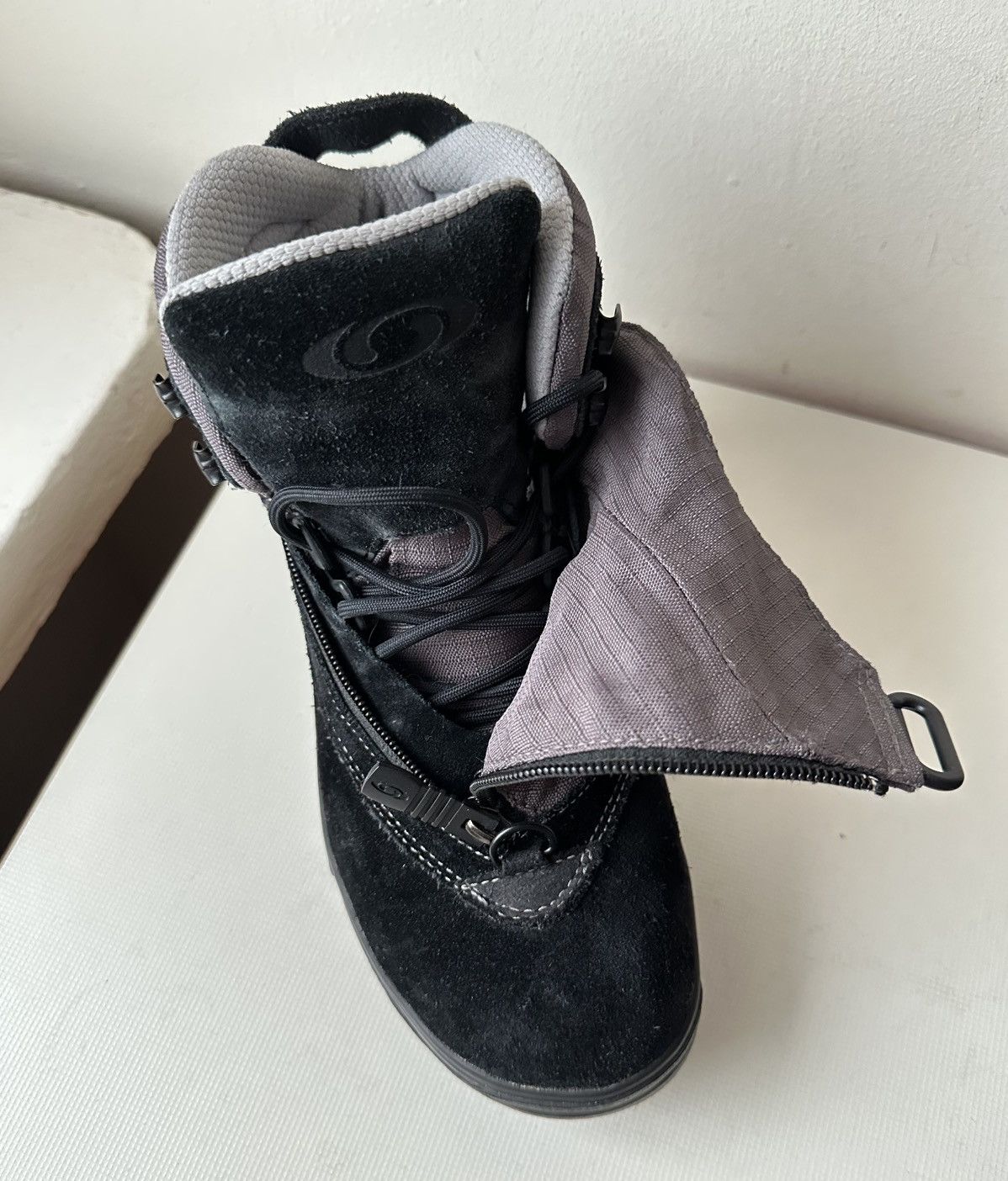 Salomon Salomon Adventure 7 GTX (2006) vintage black suede boots Size US 7 / IT 37 - 6 Thumbnail