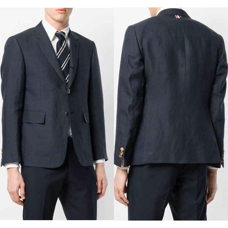 Thom Browne Thom BrowneLinen suit jacket 2503-Nextarrow Size US L / EU 52-54 / 3 - 8 Thumbnail