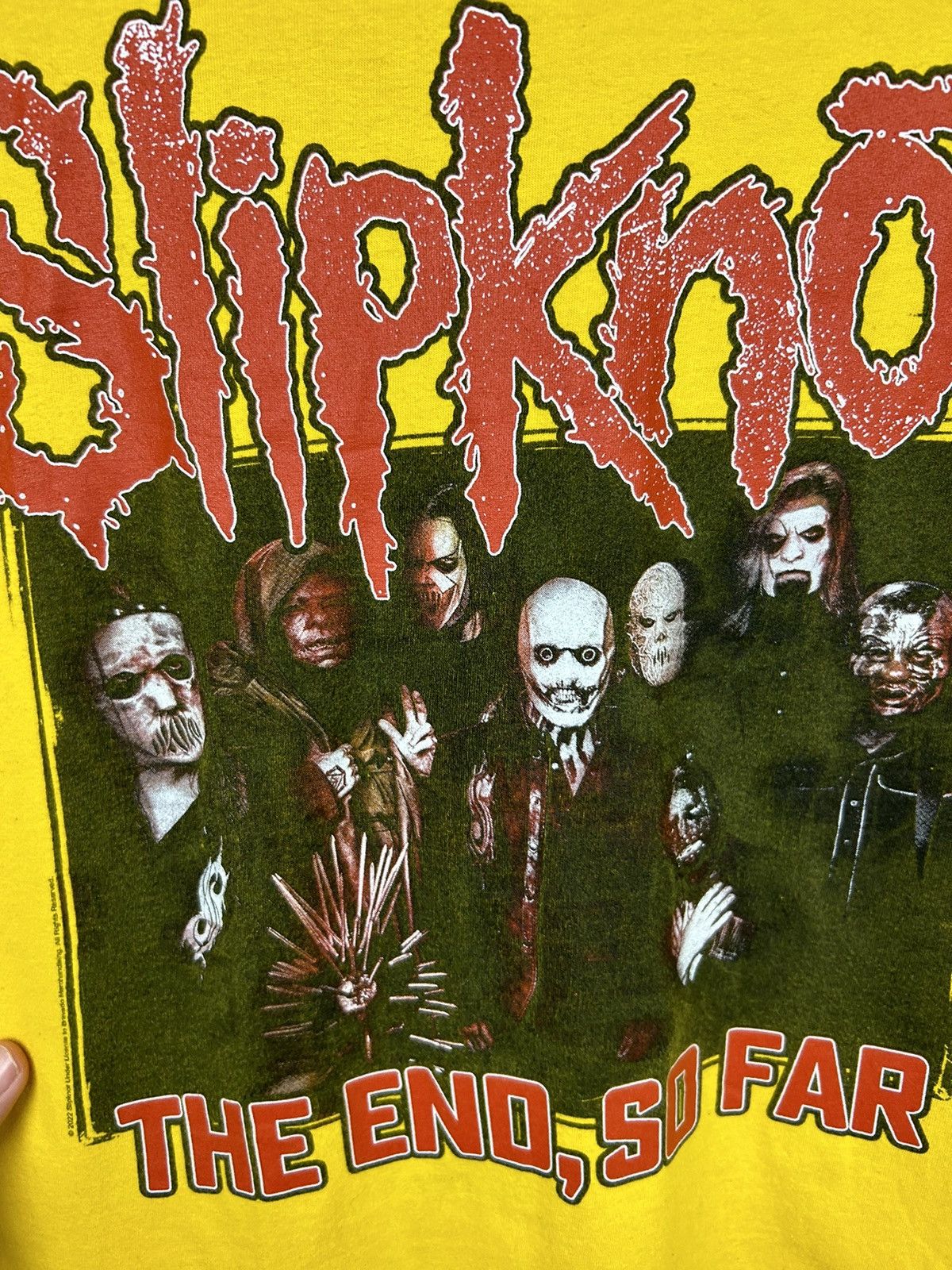 Band Tees Slipknot the end so far T shirt logo Size US M / EU 48-50 / 2 - 7 Thumbnail