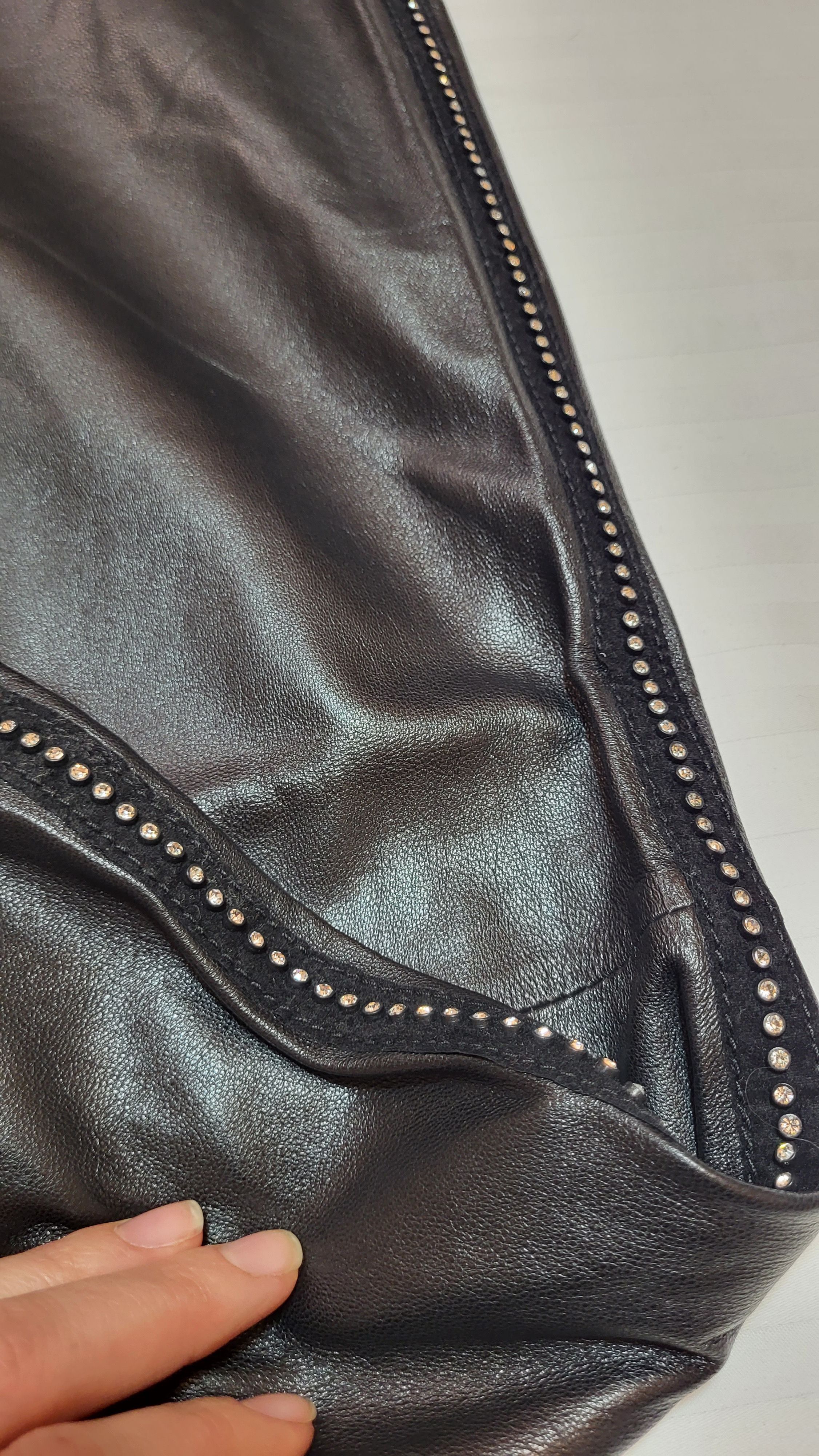 By Malene Birger 100% lamb leather pants BY Malene Birger q29950019 Zula r.42 Size 32" / US 10 / IT 46 - 16 Thumbnail